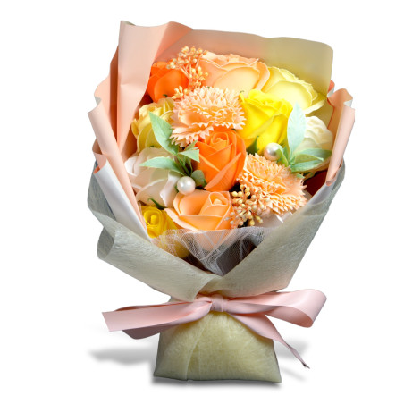 BOUQUET FIORI IN GIFT BOX YELLOW