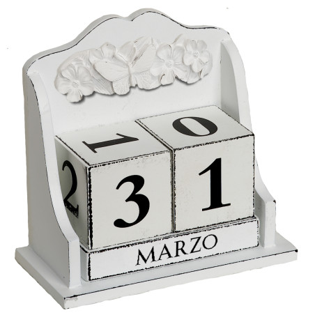 CALENDARIO LEGNO FARFALLA