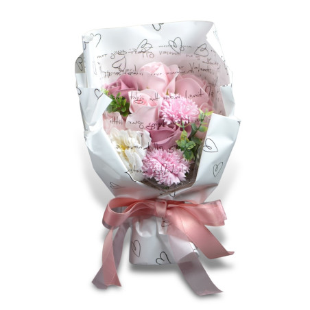 BOUQUET FIORI PINK 20X16X30CM