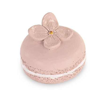 MAGNETE MACARON CIPRIA FIORI GLITTER