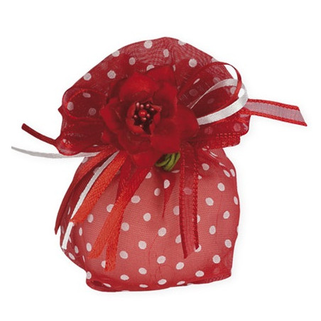 SACCHETTO  MINI BON BON POIS RED