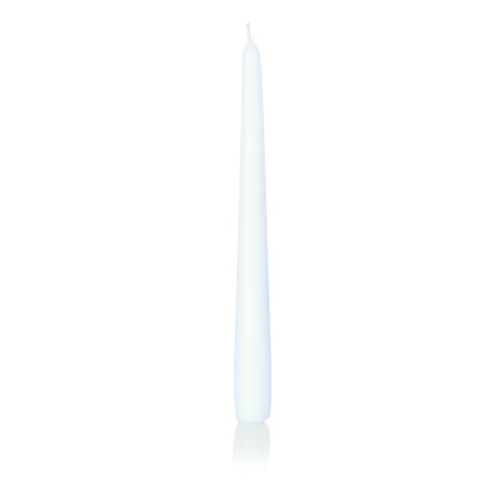 CANDELA CONICA 25CM BIANCO