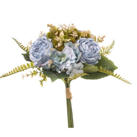 BOUQUET ROSE ORTENSIA BLU