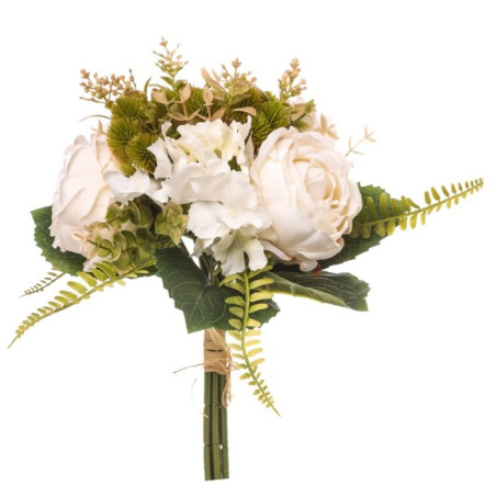 BOUQUET ROSE ORTENSIA CREMA