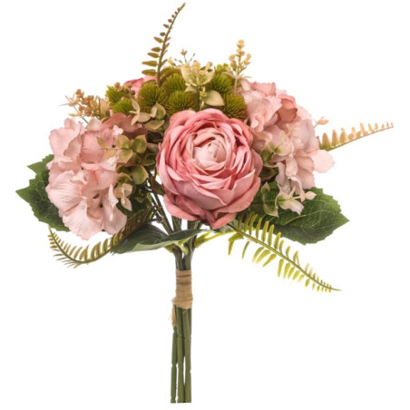 BOUQUET ROSE ORTENSIA PINK