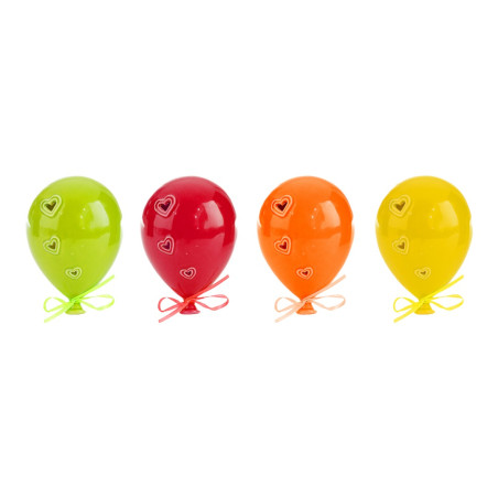 PALLONCINO LED PORCELLANA 4 COLORI  ASSORTITI