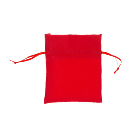 SACCHETTO COTONE ROSSO 10X12 CM