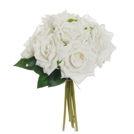 DIAMOND ROSE BUNDLE X7 WHITE 24CM