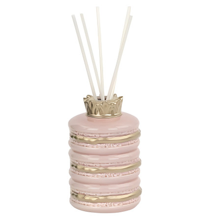 PROFUMATORE MACARONS ROSA-ORO 28924D