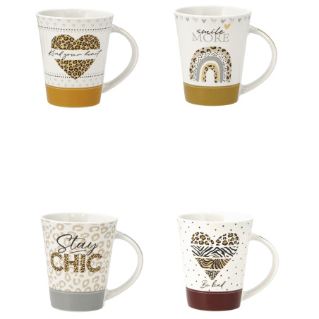 TAZZA MUG 4ASSORTIMENTI