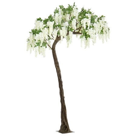 ALBERO GLICINE BIANCO H320