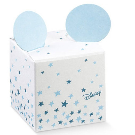 SCATOLA CUBO MICKEY STARS AZZURRO