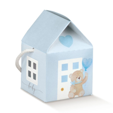 CASETTA  55X55X50 LITTLE BEAR AZZURRA