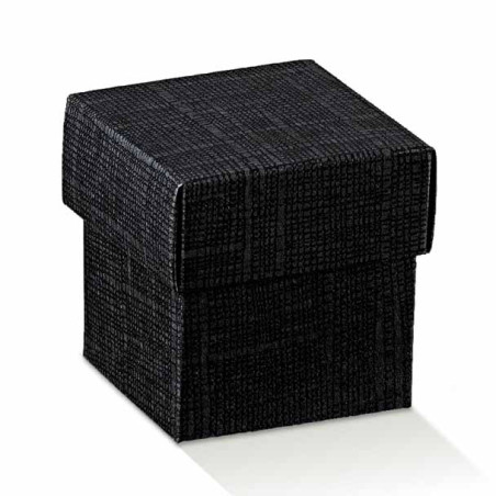 SCATOLA 95X65X40 SETA NERO