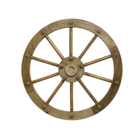 RUOTA CARRO LEGNO NATURAL 50CM