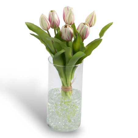 BUNDLE TULIPANI BIANCO FUXIA