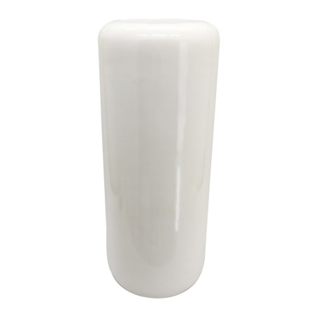 VASO ALTO CILINDRO BIANCO LUCIDO