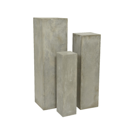 SET 3 COLONNE DECORATIVE ARGILLA