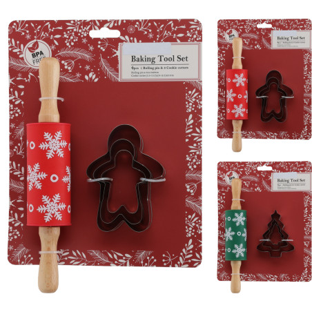 KIT CUCINA DOLCI NATALE 2ASSORTITI