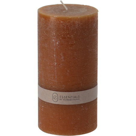 CANDELA RUSTICA 7X14 CM TABACCO