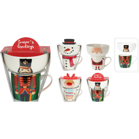 TAZZA MUG BOLO NATALE 4ASSORTITI