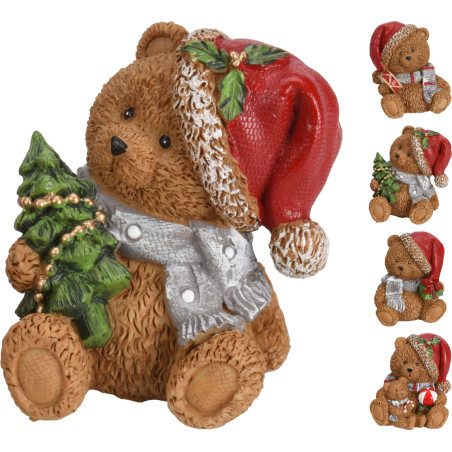 ORSO NATALIZIO 7 CM ASSORTITI