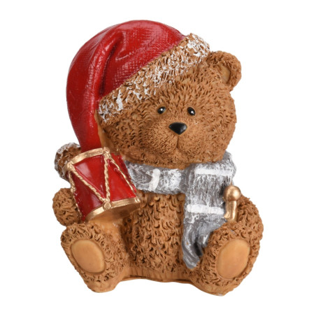 ORSO NATALE 10 CM 4 ASSORTITI