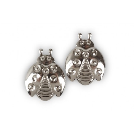 COCCINELLA METALLO SILVER 3D