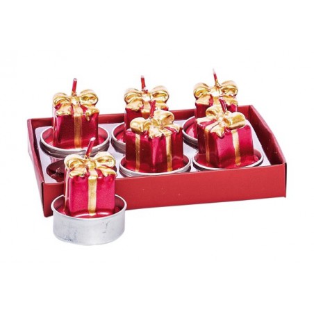 BOX 6 CANDELE PACCO NATALE