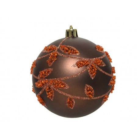 SFERA DARK BROWN  CON FIORI