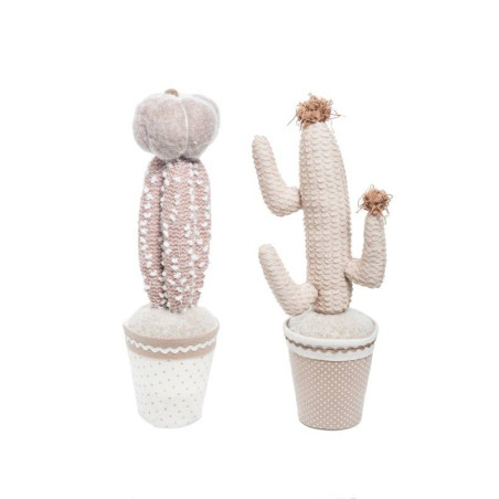 CACTUS STOFFA BEIGE ASSORTITI 2 STILI CM38