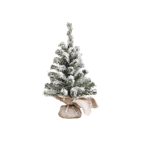 ALBERO MINI C/VASO JUTA INNEVATO 45CM