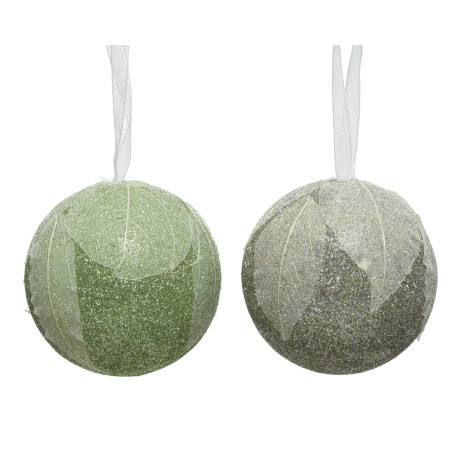 SFERA FOGLIE GREEN D8 2 ASSORTITE