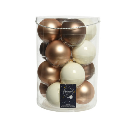 SFERA VETRO D8 BROWN-CHAMPAGNE-WHITE