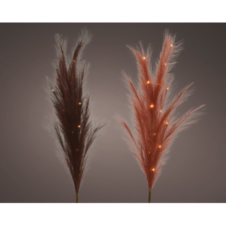 PAMPAS CON LED RED-BROWN H118 10LED