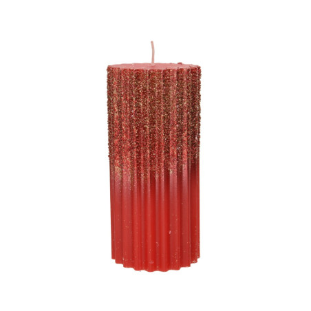 CANDELA GLITTER D7 H15 RED