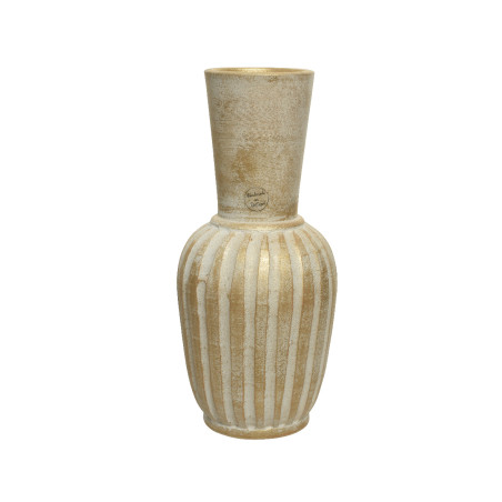 VASO TERRACOTTA WHITE GOLD