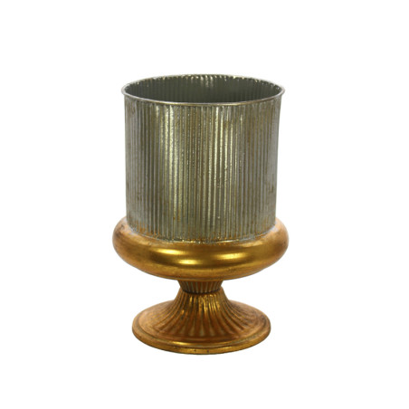 VASO ARGENTO ORO IN METALLO