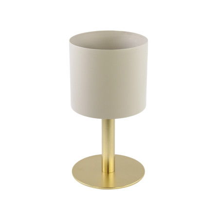 ALZATA VASO AVORIO ORO D18X16/33CM