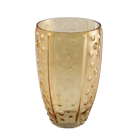 VASO AMBRA D21X35CM VETRO