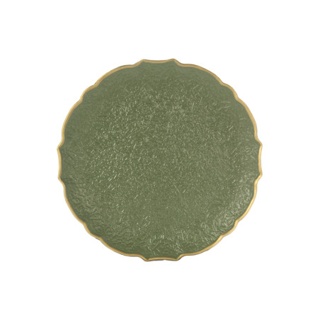 SOTTOPIATTO VERDE D.33 CM PVC