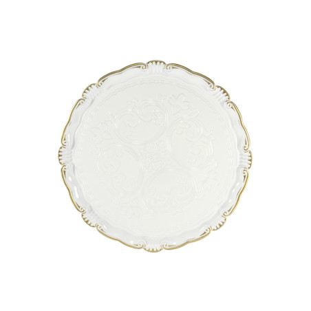 SOTTOPIATTO BIANCO D.33 CM PVC