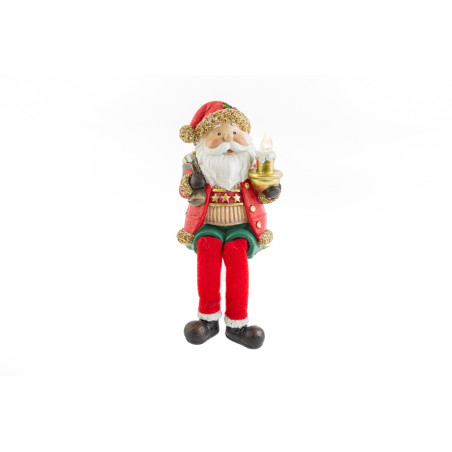 BABBO NATALE RESINA ROSSO CON LED H11