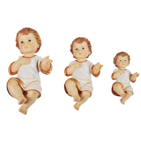 GESU BAMBINO CON VESTITO 18CM