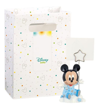 SEGNAPOSTO MICKEY AZZURRO CON SCATOLA