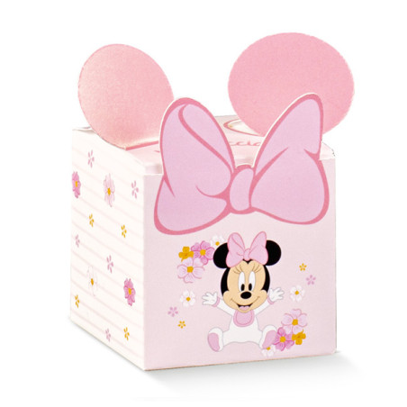 CUBO FIOCCO  50X50X50 MINNIE BABY FLOWERS