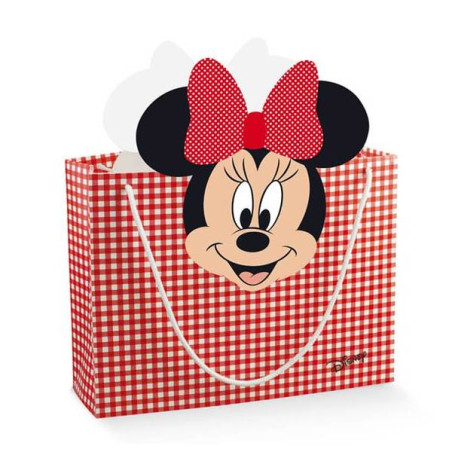 SHOP BUSTA CON CORDINO 350X110X270 MINNIE PARTY