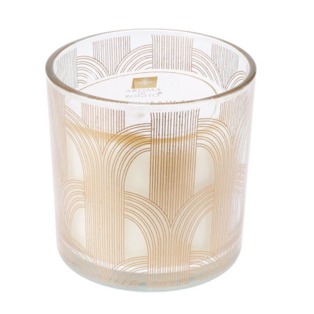 VASO VETRO CON CANDELA 10CM 3 ASSORTITE