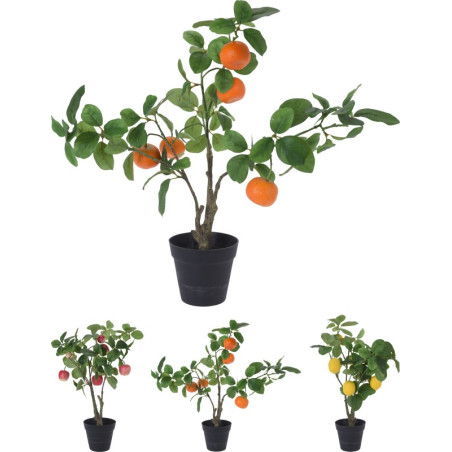 ALBERO FRUTTA IN VASO 50CM 3 ASSORTIMENTI