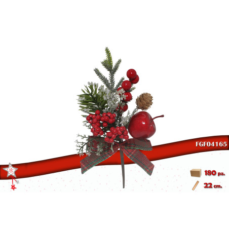 PICK BACCHE ROSSE E DECORAZIONI